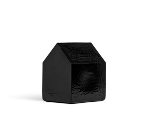 Bertil Vallien Huset 11cm Svart