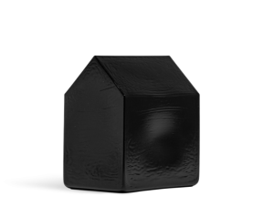 Bertil Vallien Huset 13,8cm Svart