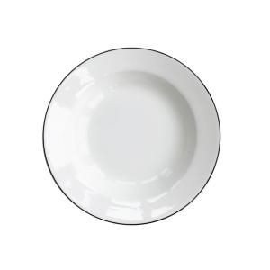 Natur Djup Tallrik Ø23cm Snövit