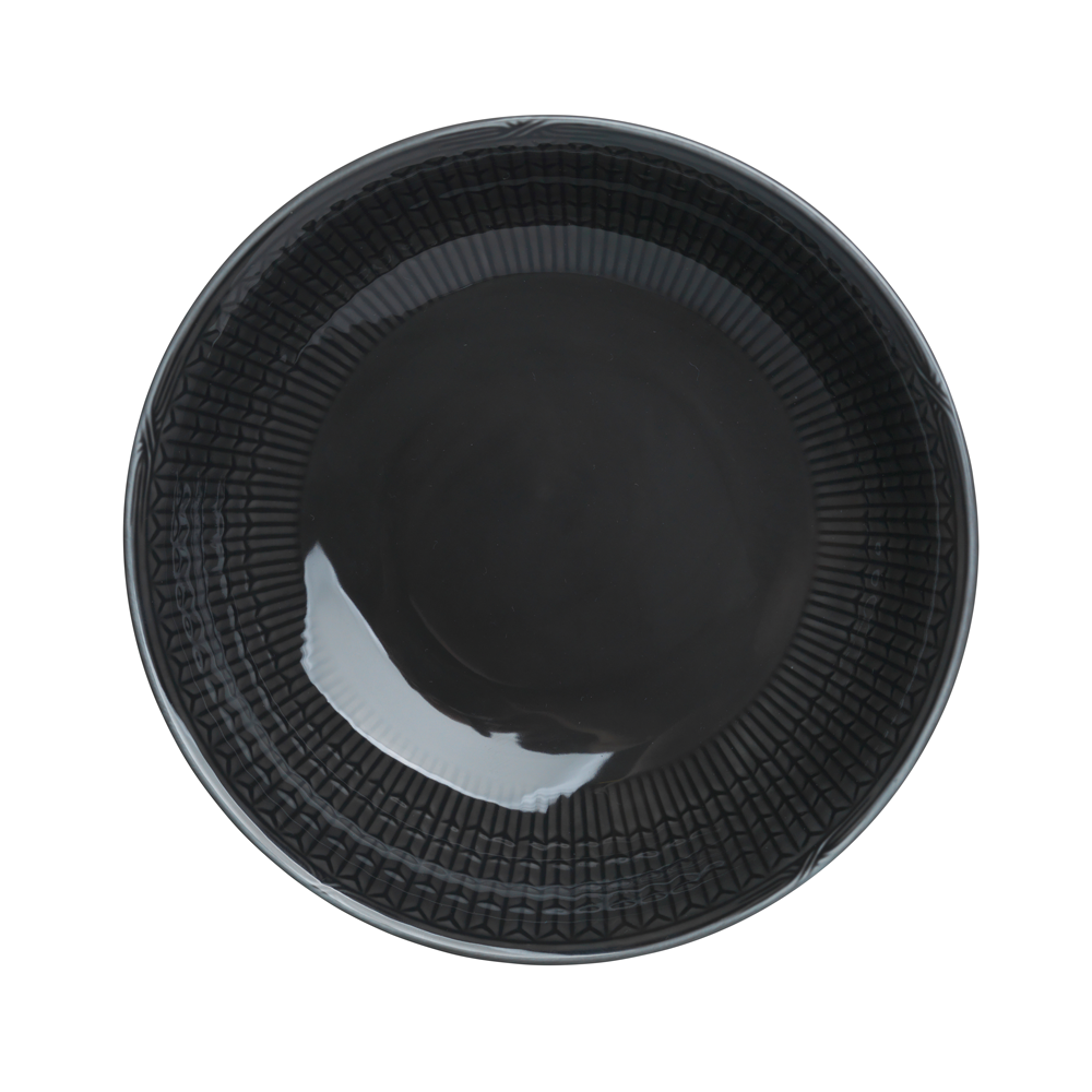 Swedish Grace Djup Tallrik 19cm Sten/Grå