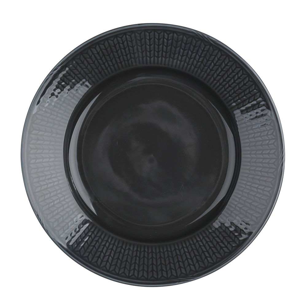 Swedish Grace Tallrik Ø21cm Sten/Grå