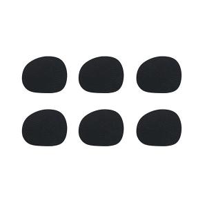 Raw Glasunderlägg Svart 6-pack