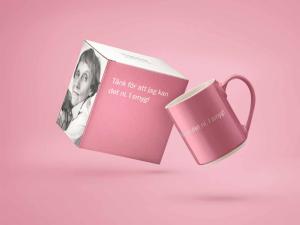 Astrid Lindgren Mugg 35cl "Tänk för att jag kan det ni..."