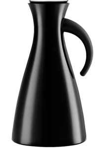 Termoskanna 1L Svart Blank