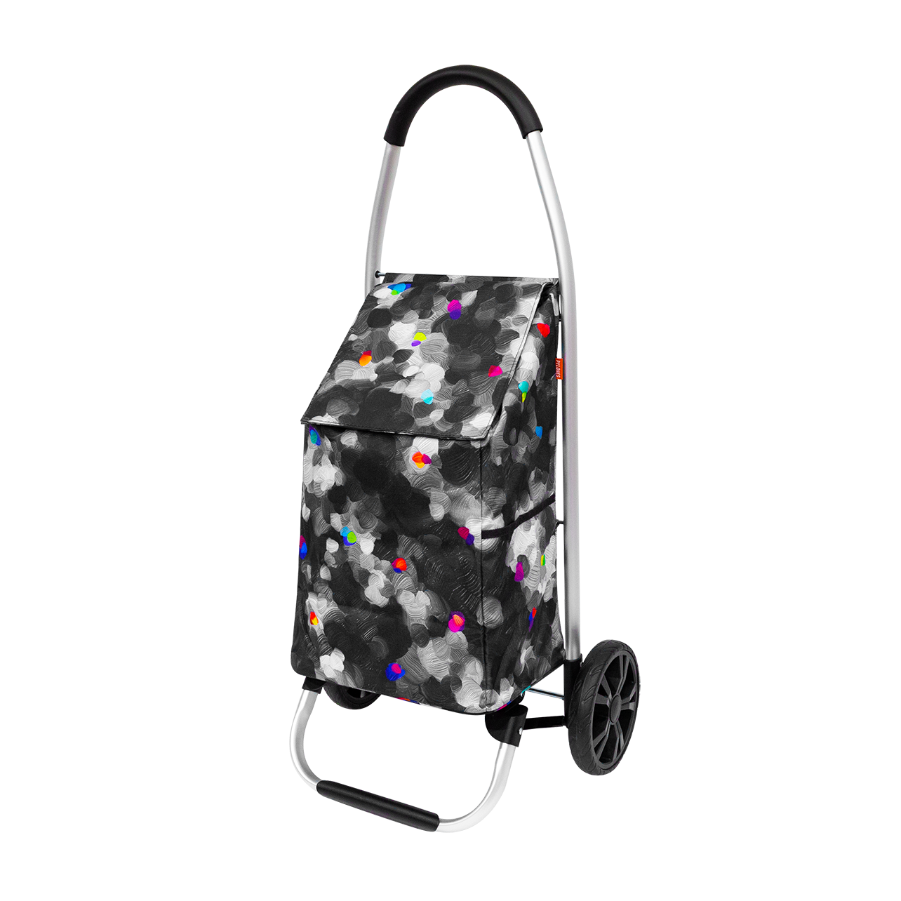 Shoppingvagn På Hjul Svart Palett