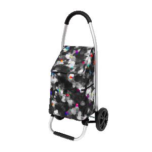 Shoppingvagn På Hjul Svart Palett