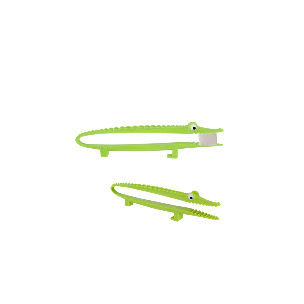 Small serving tongs - Mini Croc' - Light Green - Pylones