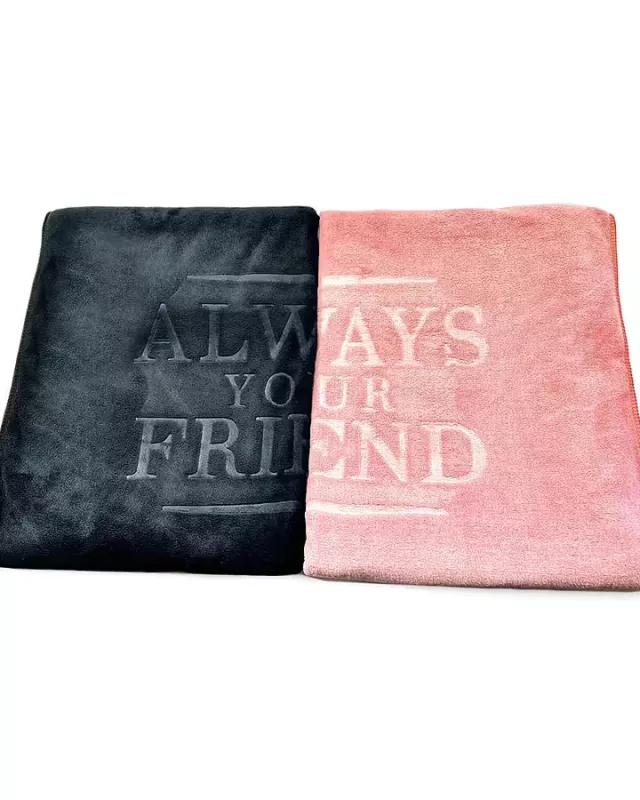 Microfiber Djurhanduk 40x40cm (Svart)