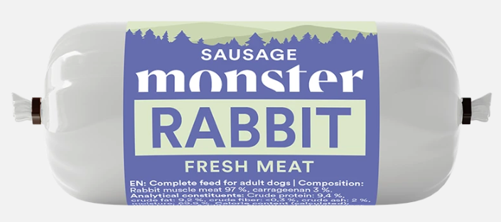 Monster Dog Sausage Rabbit 400g