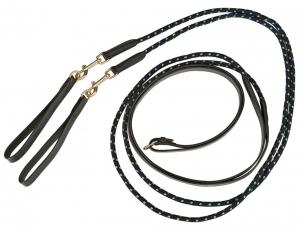 Gramantygel i läder med rep