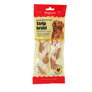 hundben med inflätad kyckling