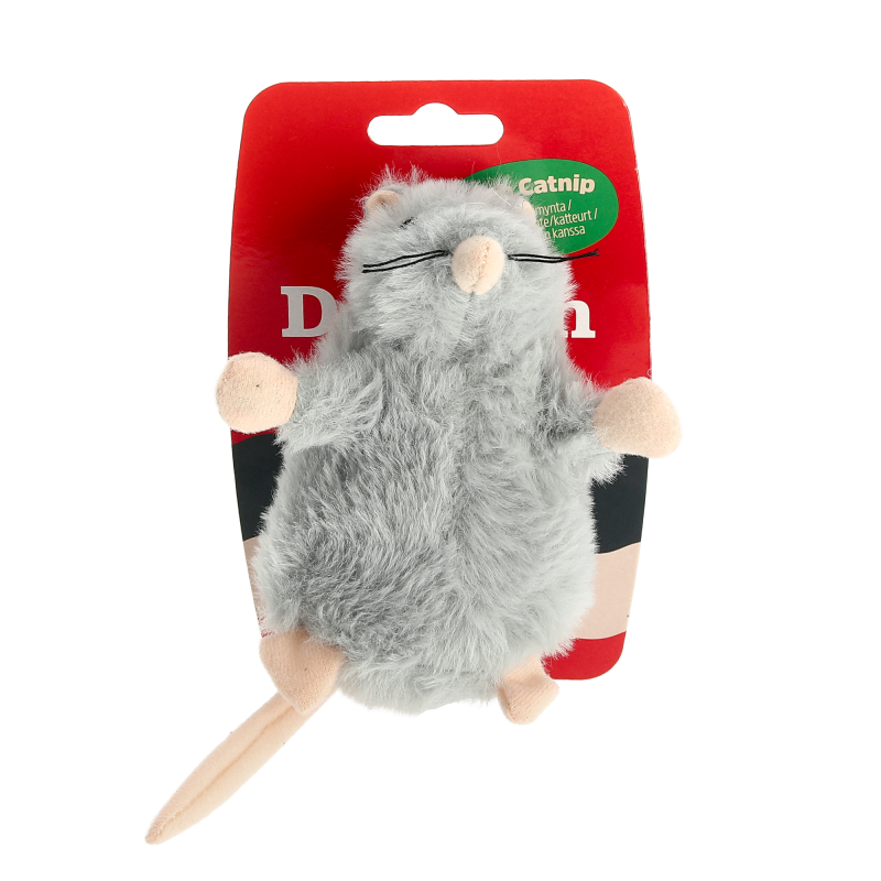 Kattleksak Mus Plysch med kattmynta