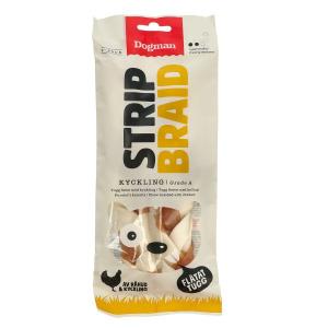 ben med kycklin inflätat strip braid chicken