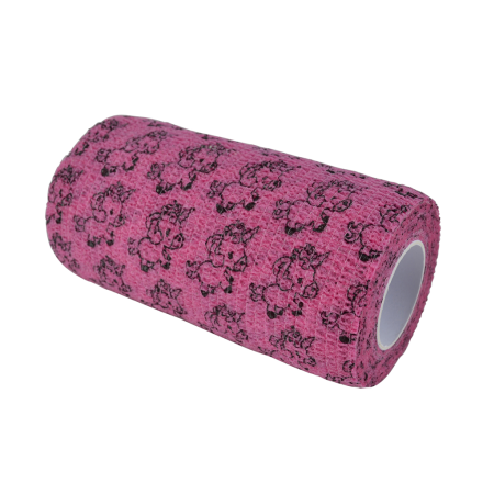 Flexlinda självhäftande unicorn rosa 4,5mX10cm