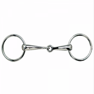 tvådelat bett med lösa ringar