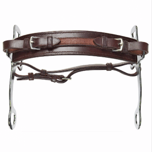 hackamore i läder brun