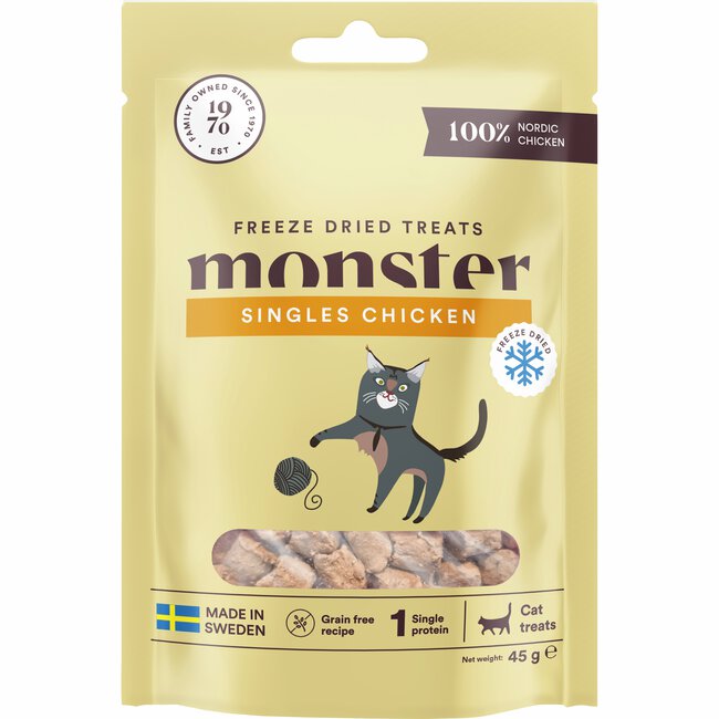 Monster Cat treats Freezies Chicken 45g