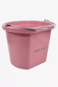 Hink med flat sida Dusty Pink 12L