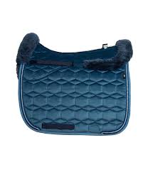Mattes Dressyrschabrak Cornet Blue Velvet Strass Editon