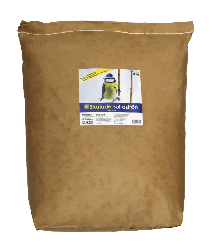 Skalade Solrosfrön 15kg
