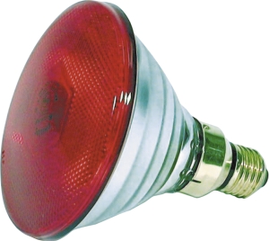Värmelampa Lågenergi röd 100W
