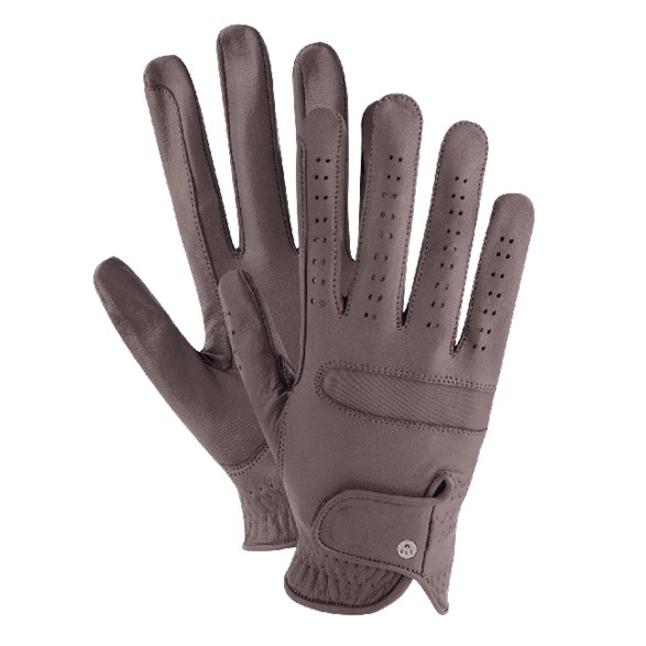 ridhandske i skinn brun