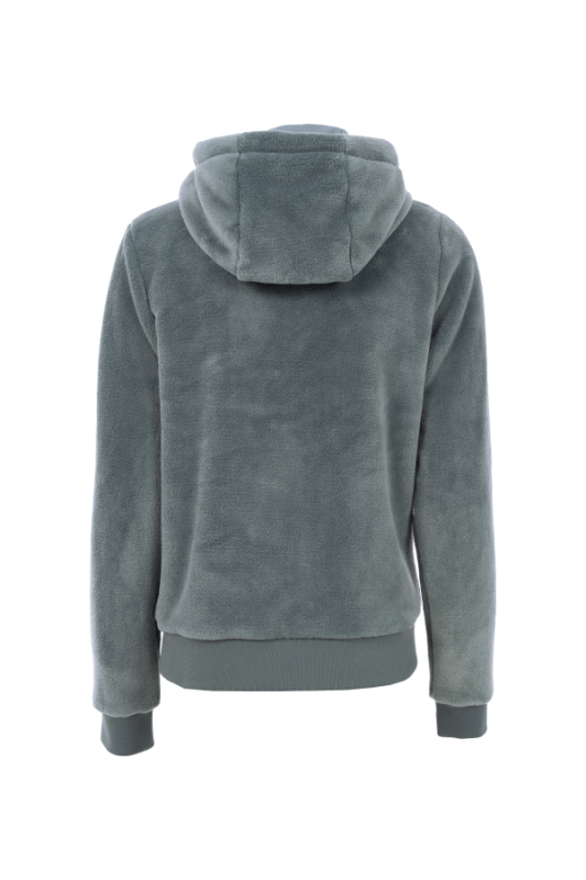grå hoodie