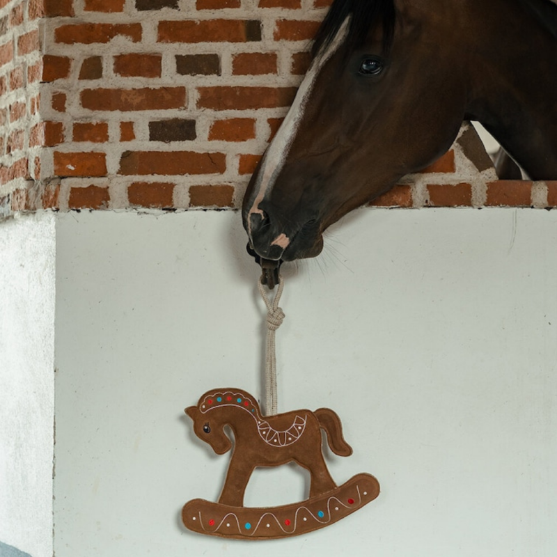 Hästleksak Pepparkakshäst i mocka