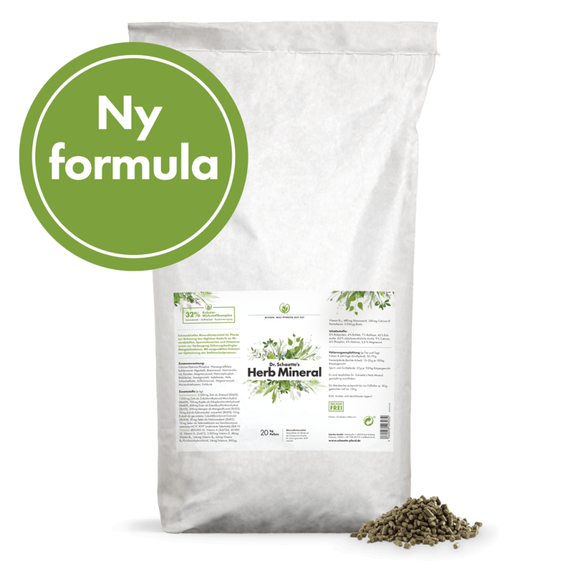 Herb Mineral/Örtmix 32% pellets 20kg