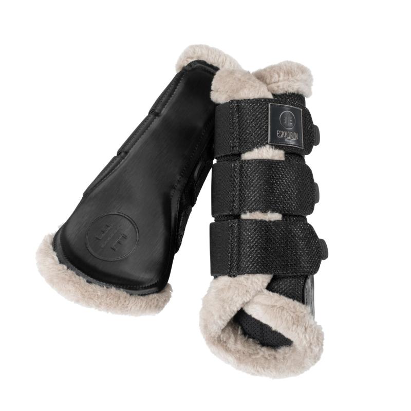 Tendonboots Glitter Mesh Essence (Svart, L)