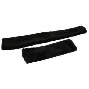 Sadelgjordstunnel i teddy 80 Svart