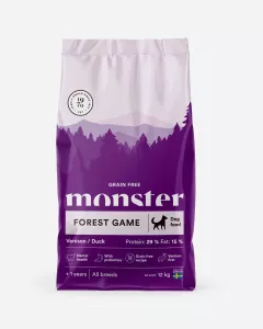 monster forest game hundmat
