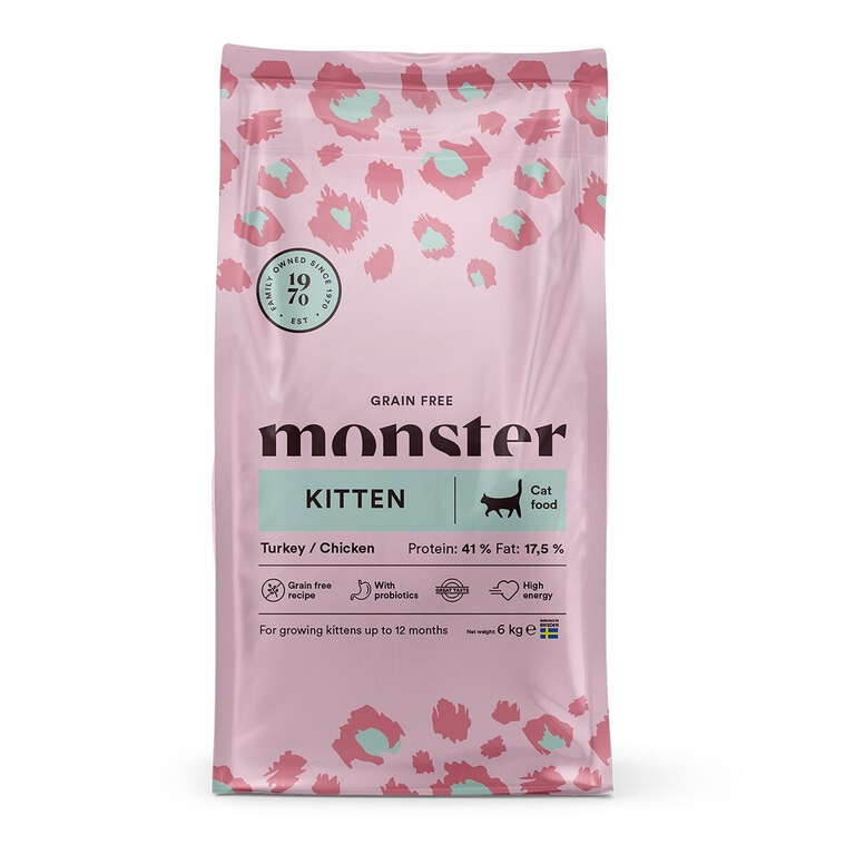 Monster cat GF Kitten Turkey/Chick 6kg
