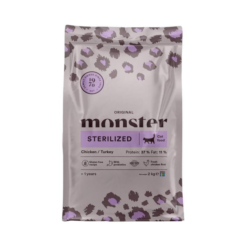 Monster Katt Original Sterilized Chicken/Turkey 2kg