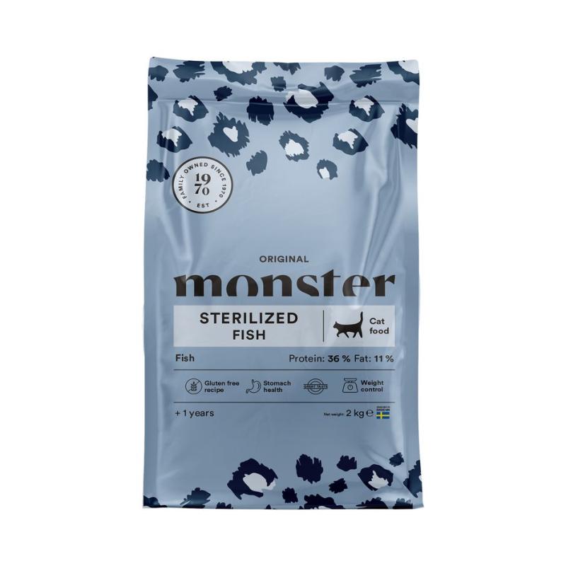 Monster Katt Original Sterilized Fish 2kg
