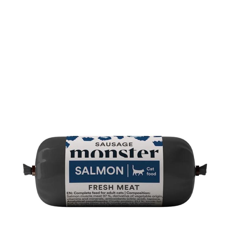 Monster Cat Sausage Salmon 80g