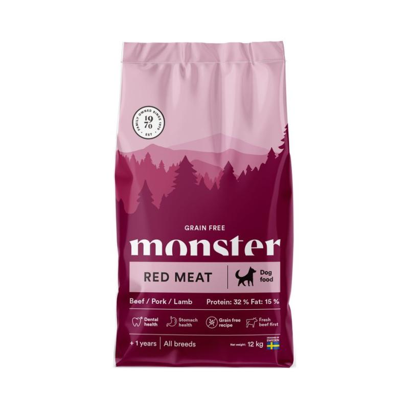 Monster Dog GF Adult Red Meat 12kg