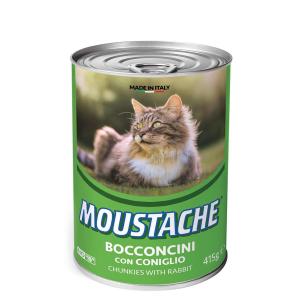 Moustache Burkmat med kanin 415g