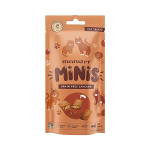 Monster Cat Minis treats grain Free Salmon 60g