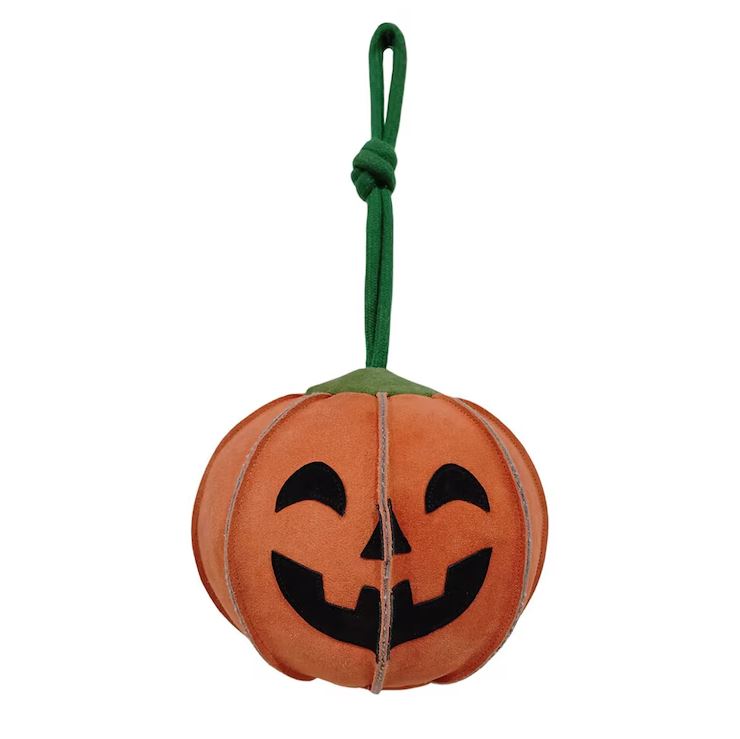 Hästleksak Pumpa i Mocka