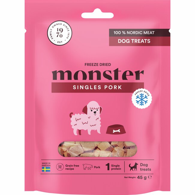 Monster Dog treats Freezies Pork 45g