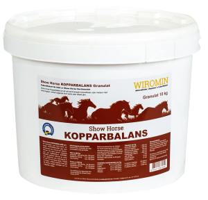 show horse kopparbalans i hink