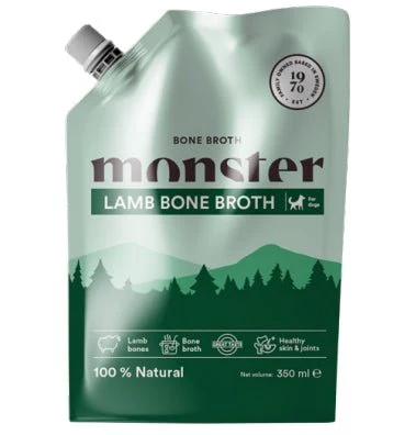 Monster Dog Bone Broth Lamb 350ml