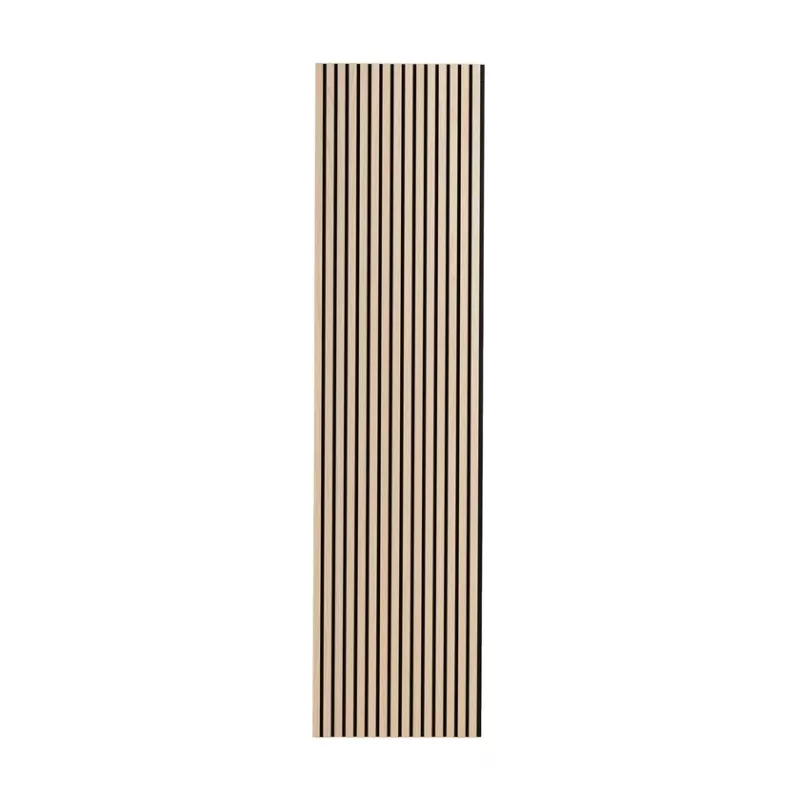 Wood on Wall Akustikpanel Ek - Vitlackad