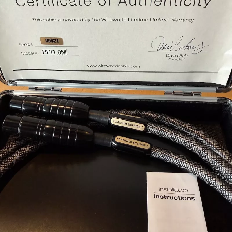 WireWorld Platinum Eclipse 7 Interconnect XLR - 1m - Pre-Owned