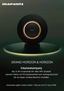 Marantz Grand Horizon & Horizon - Inbyteskampanj
