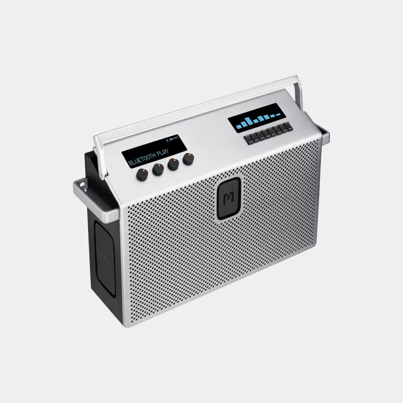 MONDO by Defunc Large - Metal Grey
