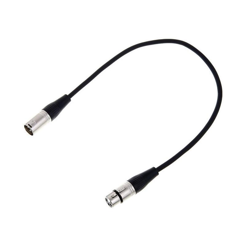 XLR-kabel 0.5m PRO