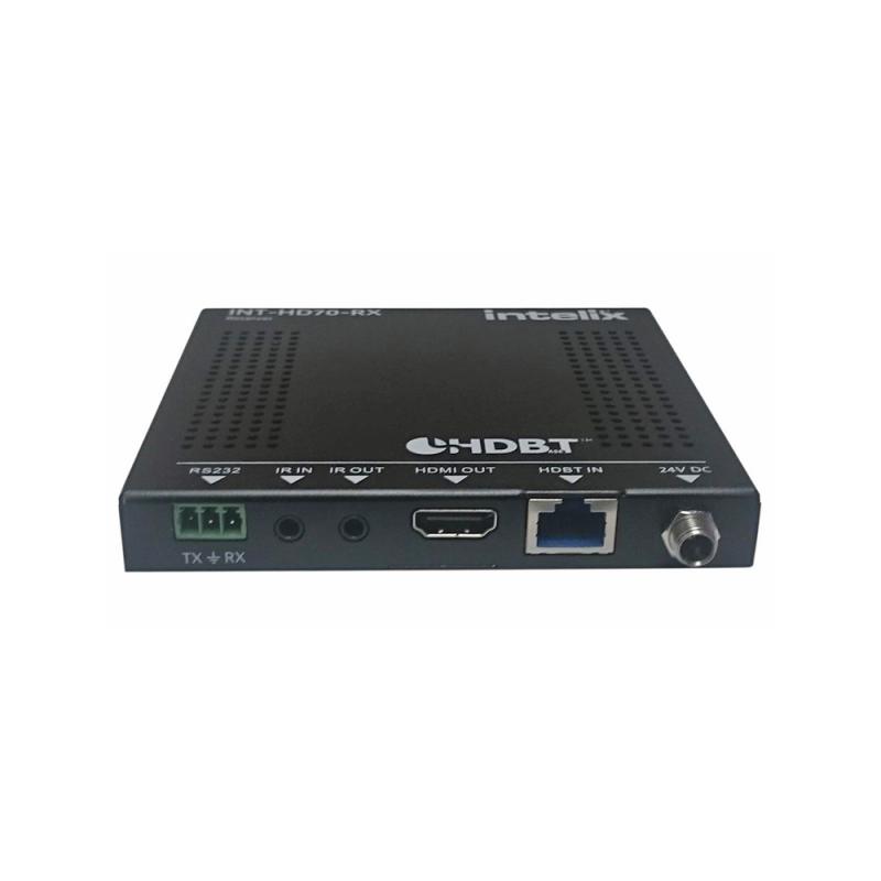 INT-HD70-RX, HDMI Slim 70m, POH, IR and Control HDBaseT Extender - Receiver