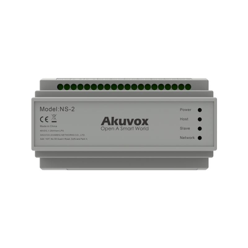 Akuvox NS-2 2-tråds nätverksswitch för 6 st anslutna enheter
